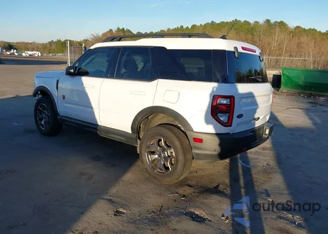 2023 Ford Bronco Sport Badlands из США, поврежденный, VIN 3FMCR9D99PRD59871